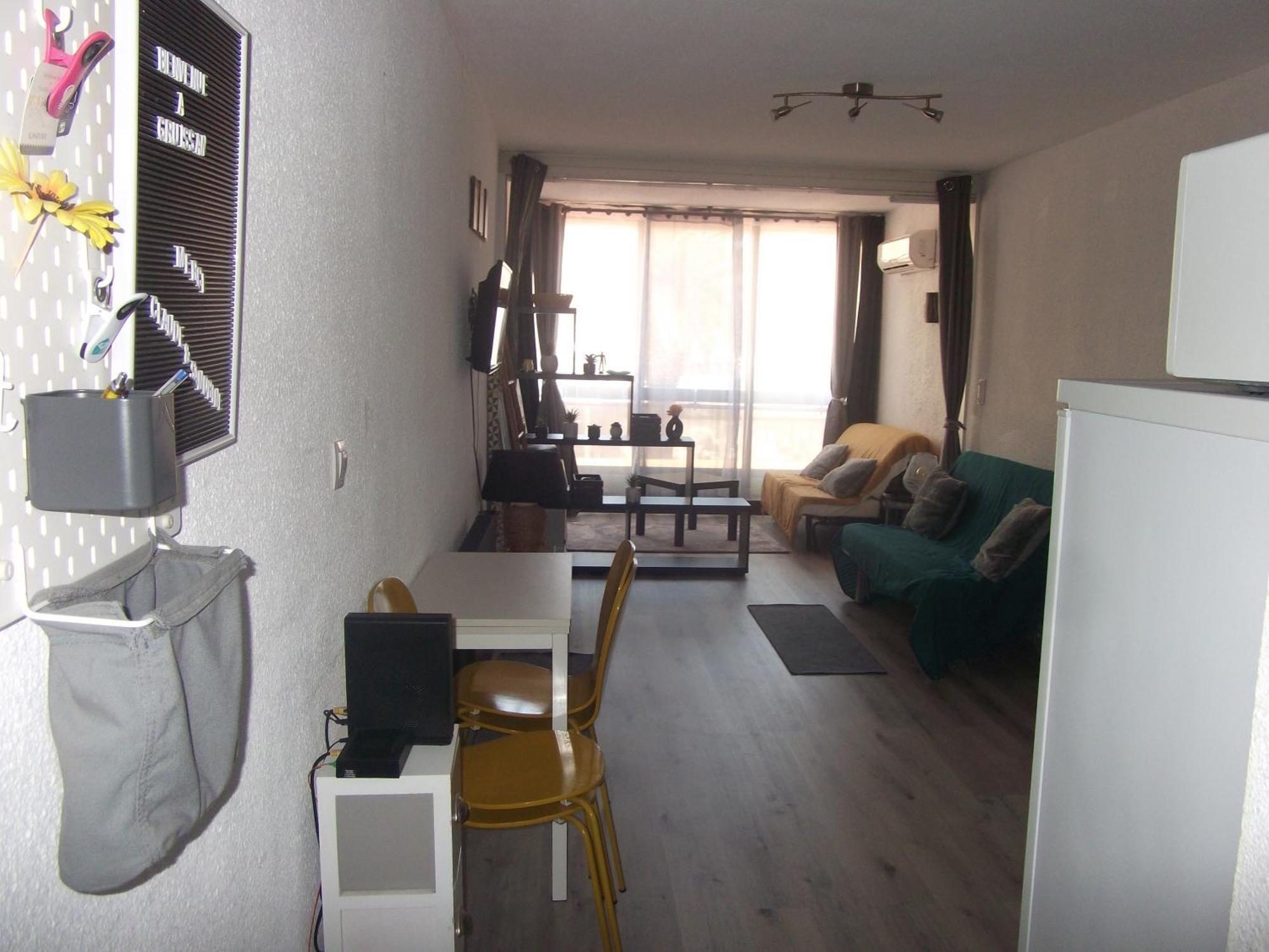 Studio sur le port, climatisation, wifi, piscine, lave-linge Gruissan Esterno foto